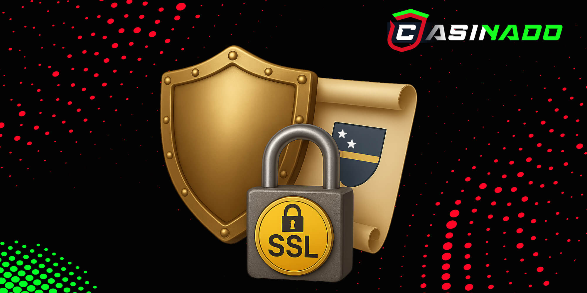 Casinado operates with a Curacao license and SSL encryption.