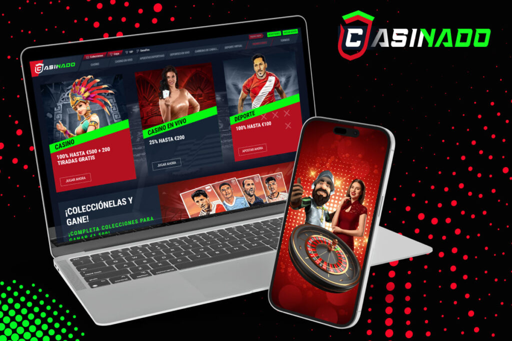 Casinado website review: modern design, secure platform, game variety, and generous welcome bonuses.